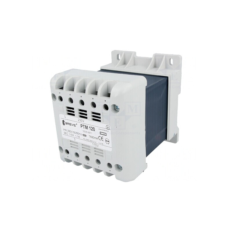 Transformator alimentare 120VA 230V AC 110V pentru șină DIN | Electronic-mag.ro | Componente Electronice Transformator alimentare 120VA 230V AC 110V pentru șină DIN | Electronic-mag.ro | Componente Electronice