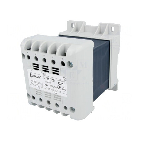 Transformator alimentare 120VA 230V AC 110V pentru șină DIN | Electronic-mag.ro | Componente Electronice