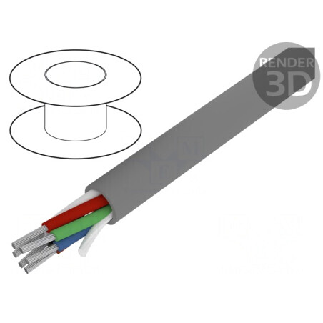 Cablu Alpha Essential C&C 6x20AWG neecranat 30,5m | Electronic-mag.ro | Componente Electronice