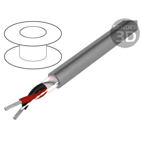 Cablu Pro-Tekt 2x20AWG neecranat 50m 300V | Electronic-mag.ro | Componente Electronice