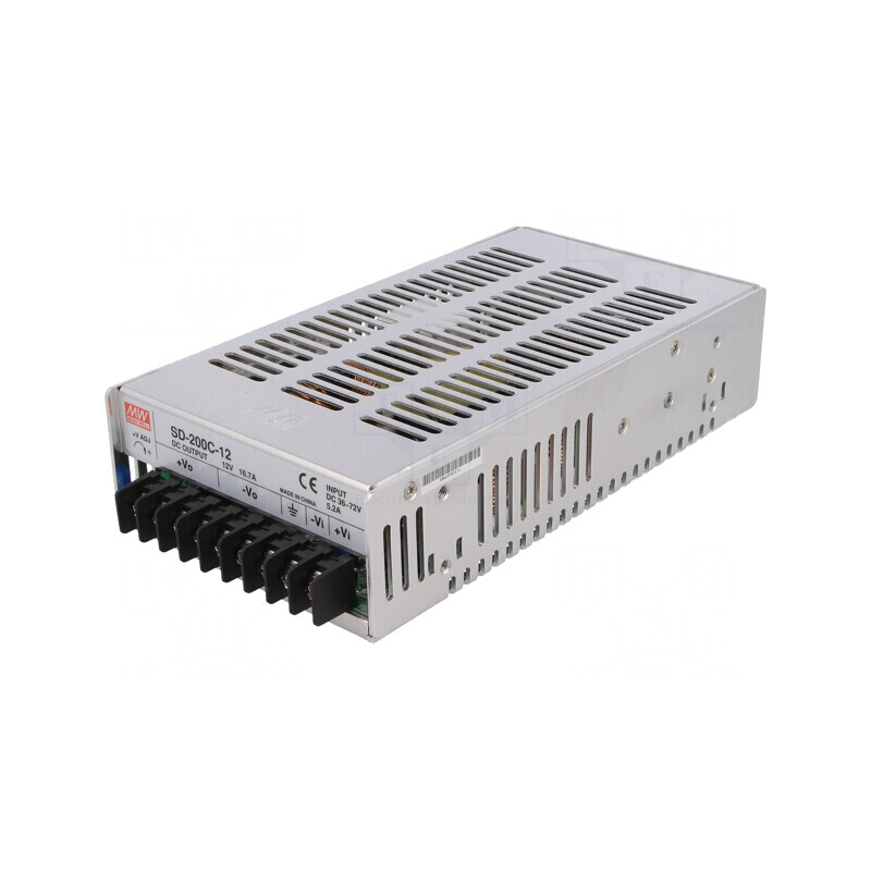 Convertor DC/DC 200.4W 36-72V la 12V 16.7A | Electronic-mag.ro | Componente Electronice Convertor DC/DC 200.4W 36-72V la 12V 16.7A | Electronic-mag.ro | Componente Electronice