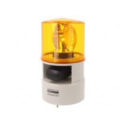 Semnalizator Luminos și Acustic 24VDC Sirenă cu Lumină Rotativă | Electronic-mag.ro | Componente Electronice