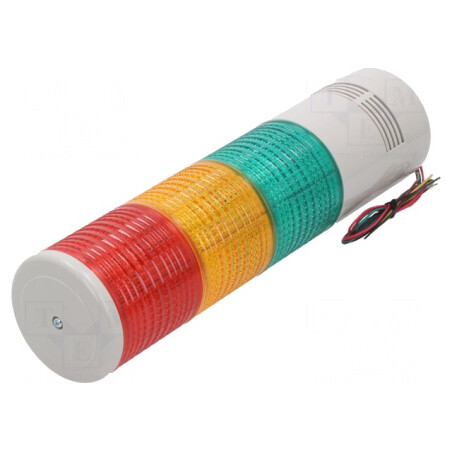 Coloană Semnalizare LED Roşu/Ambră/Verde 24V | Electronic-mag.ro | Componente Electronice