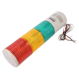 Coloană de Semnalizare LED Roșu/Ambră/Verde 24V | Electronic-mag.ro | Componente Electronice