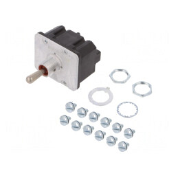 Comutator Basculant 4PDT ON-ON-ON 10A/230VAC | Electronic-mag.ro | Componente Electronice