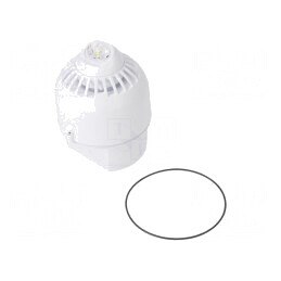 Semnalizator Luminos și Acustic cu Sirenă și Lumină Flash 17-60VDC | Electronic-mag.ro | Componente Electronice
