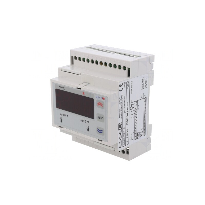 Regulator Temperatură SPDT pentru Şină DIN -10÷50°C | Electronic-mag.ro | Componente Electronice