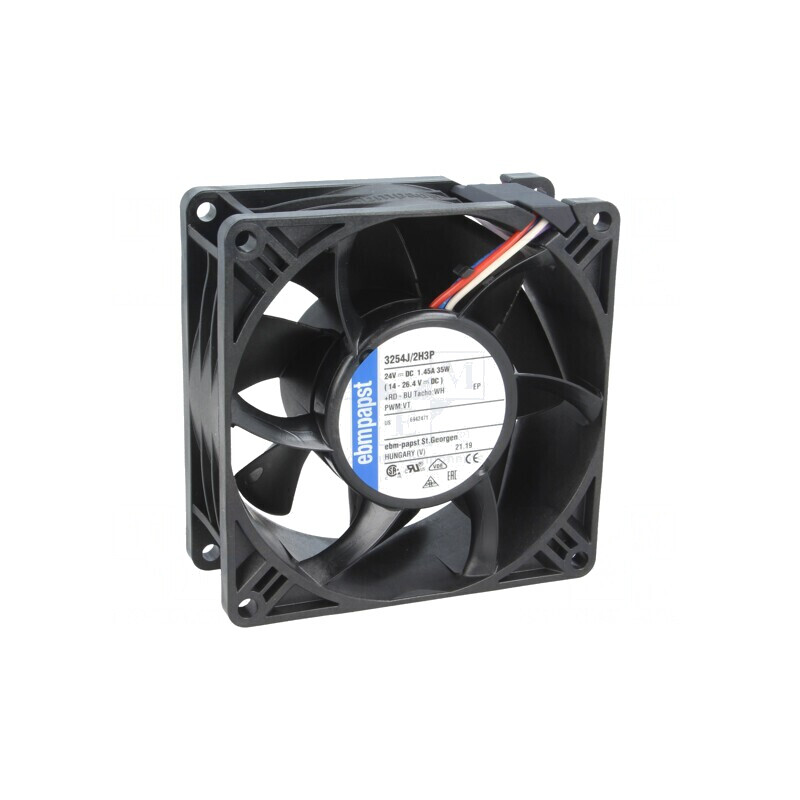 Ventilator axial DC 24V 92x92x38mm | Electronic-mag.ro | Componente Electronice