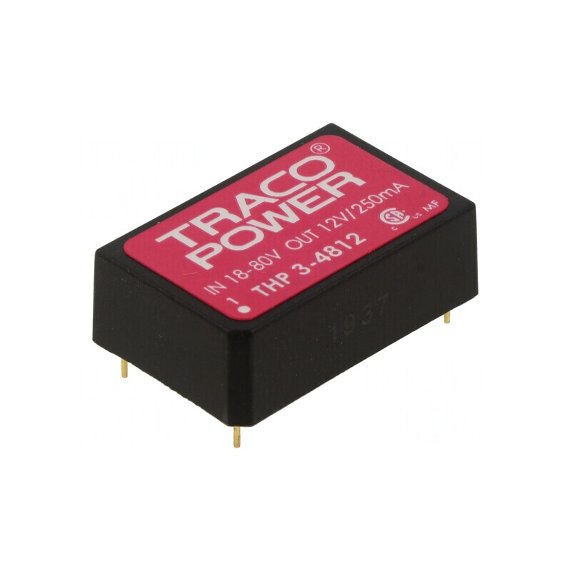 Convertor DC/DC 3W 18-80V la 12V 250mA DIP24 | Electronic-mag.ro | Componente Electronice Convertor DC/DC 3W 18-80V la 12V 250mA DIP24 | Electronic-mag.ro | Componente Electronice