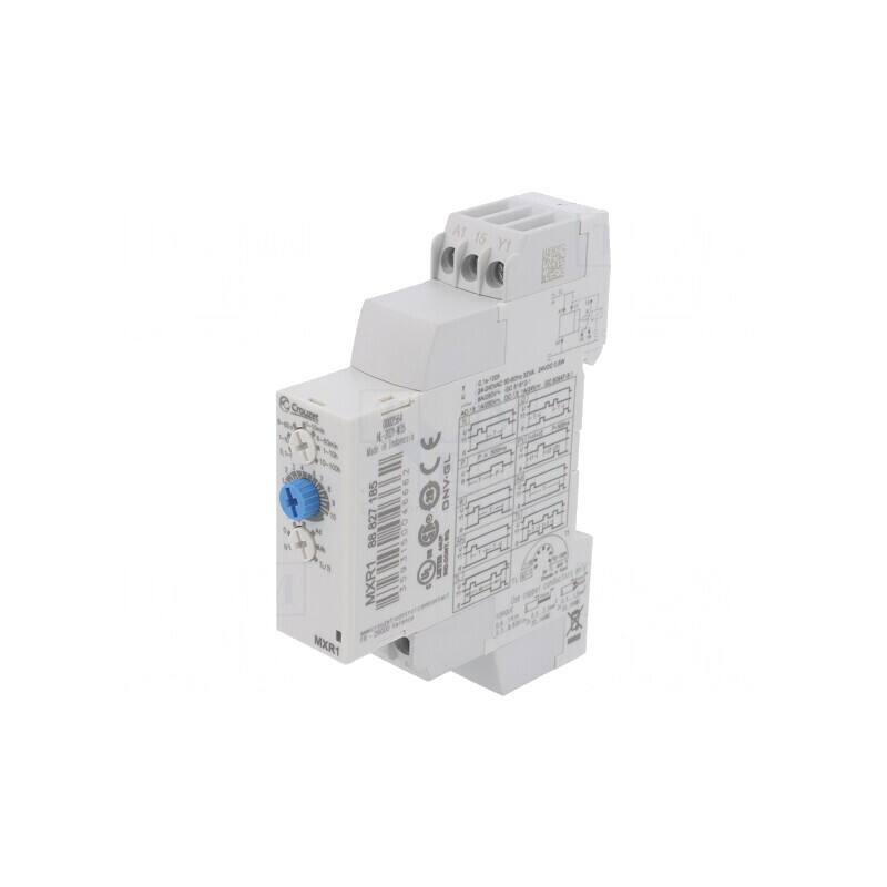 Crouzet Timer SPDT 0.1s-100h 24-240VAC/DC | Electronic-mag.ro | Componente Electronice