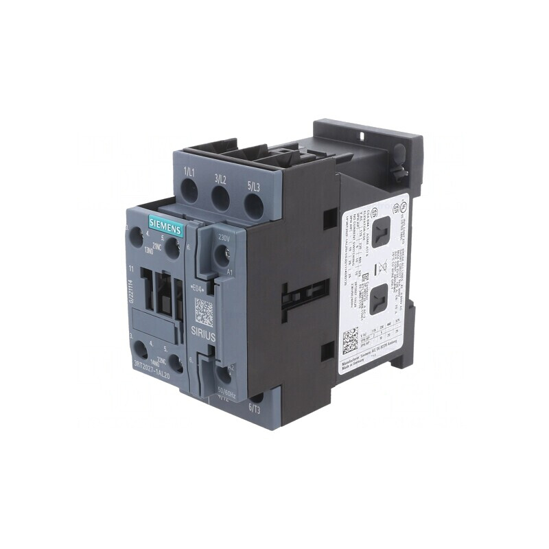 Contactor 3 Polare 230VAC cu 3 Contacte Auxiliare NO/NC | Electronic-mag.ro | Componente Electronice