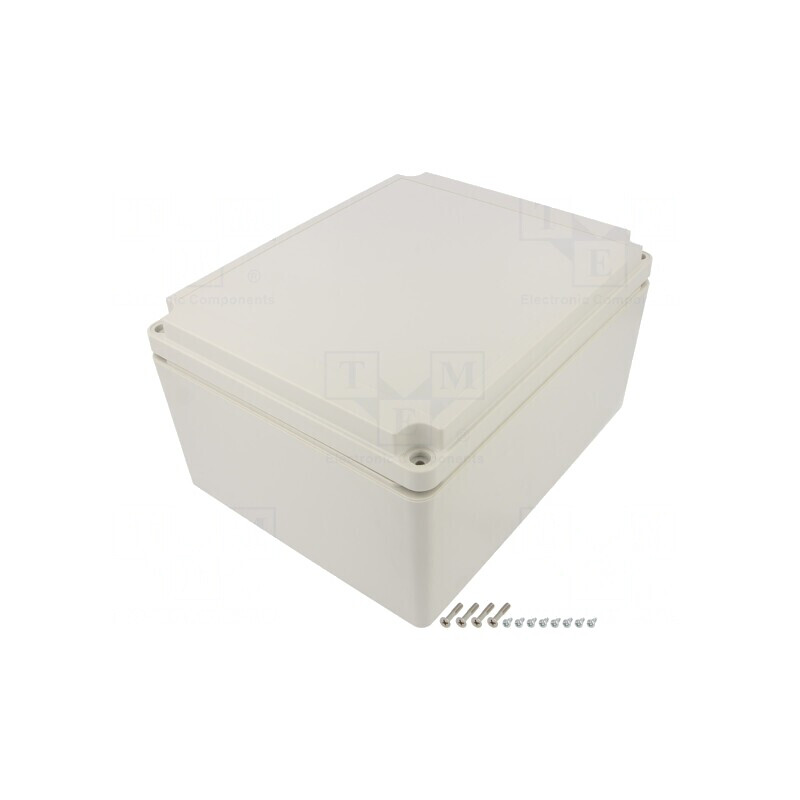 Carcasă universală gri deschis 200x250x130mm Ritec | Electronic-mag.ro | Componente Electronice