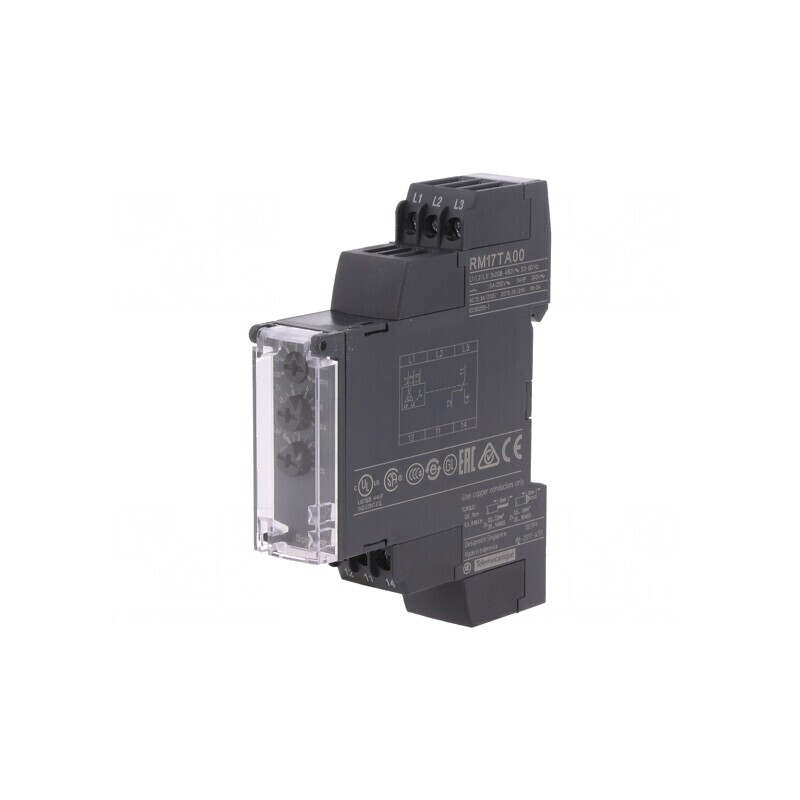 Releu Monitorizare Tensiune Șină DIN IP30 RM17TA00 | Electronic-mag.ro | Componente Electronice