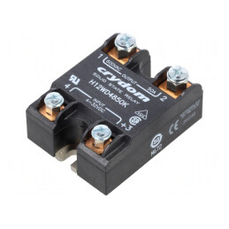 Releu semiconductor 50A 1-fazat 48-660VAC | Electronic-mag.ro | Componente Electronice