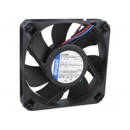 Ventilator axial 48V 119x119x25mm 225m3/h 55dBA cu bilă | Electronic-mag.ro | Componente Electronice