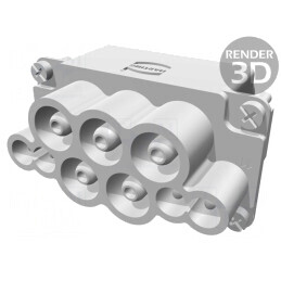 Conector HDC cu Inserturi de Contact Han-Com Han K | Electronic-mag.ro | Componente Electronice