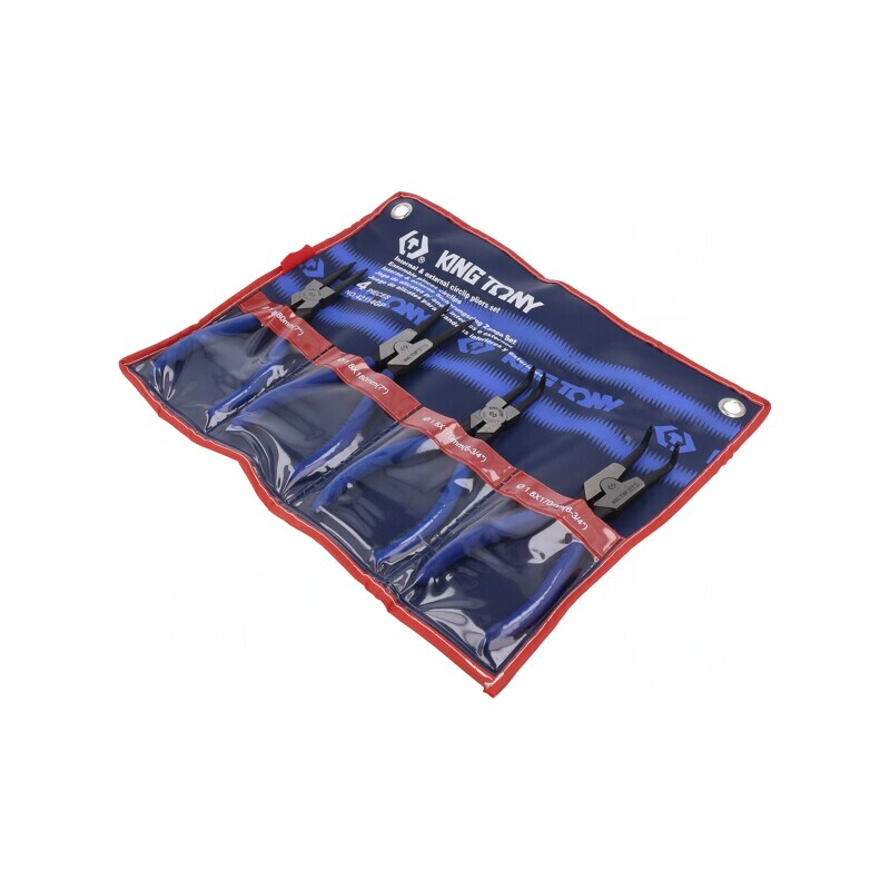 Set Clești pentru Inele de Blocare 4 Bucăți cu Etui | Electronic-mag.ro | Componente Electronice