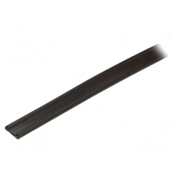 Colier de strângere 50m x 8mm poliamidă neagră