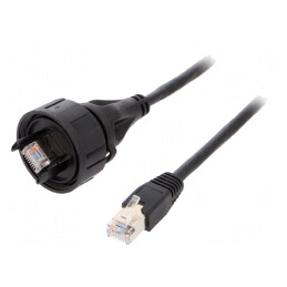 Patch cord 5m Ethernet Buccaneer 8PINS Aurit | Electronic-mag.ro | Componente Electronice