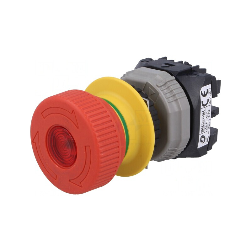 Comutator de Siguranță 22mm Roșu 2NC 2NO | Electronic-mag.ro | Componente Electronice Comutator de Siguranță 22mm Roșu 2NC 2NO | Electronic-mag.ro | Componente Electronice