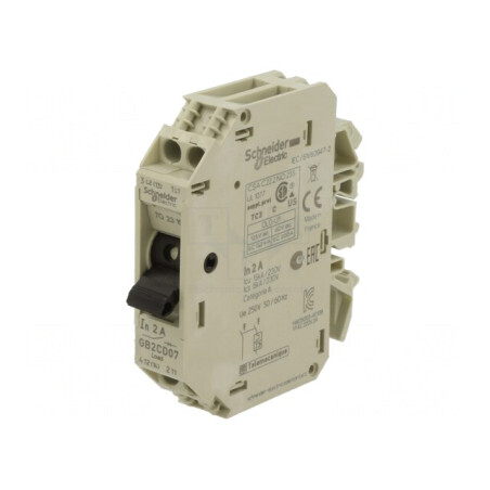 Întrerupător Motor 250VAC Șină DIN IP20  | Electronic-mag.ro | Componente Electronice