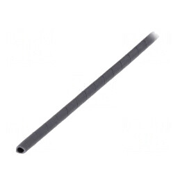 Înveliș spirală polietilenă neagră, 4,8-50,8 mm | Electronic-mag.ro | Componente Electronice