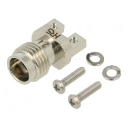 Conector Coaxial PCB Soclu Unghi Mamă 50Ω 50GHz | Electronic-mag.ro | Componente Electronice