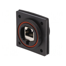 Adaptor Ethernet 8-PIN Cat 6a Poliamidă Aurit 1,5A PX0890 | Electronic-mag.ro | Componente Electronice