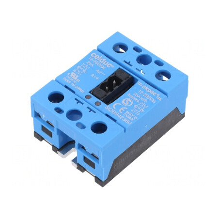 Releu Semiconductor 25A 2-Fazat 12-280VAC IP20 | Electronic-mag.ro | Componente Electronice