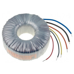 Transformator: toroidal | 500VA | 230VAC | 25V | 25V | 10A | 10A | Ø: 140mm | 55183-P1S2