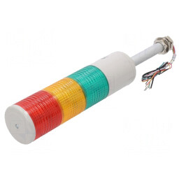 Coloană de Semnalizare LED Roșu/Ambră/Verde 24V | Electronic-mag.ro | Componente Electronice