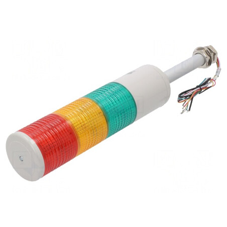Coloană de Semnalizare LED Roșu/Ambră/Verde 24V | Electronic-mag.ro | Componente Electronice