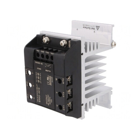 Releu Semiconductor 15A 3-Fazat 48-480VAC 130mm | Electronic-mag.ro | Componente Electronice