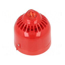 Sirenă și Lumină Flash 17-60VDC | Electronic-mag.ro | Componente Electronice