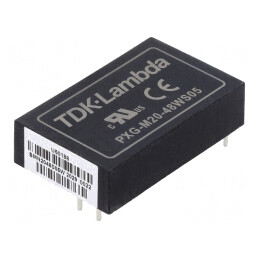 Convertor DC-DC 20W 18-75V la 5V 4A THT PXG-M | Electronic-mag.ro | Componente Electronice