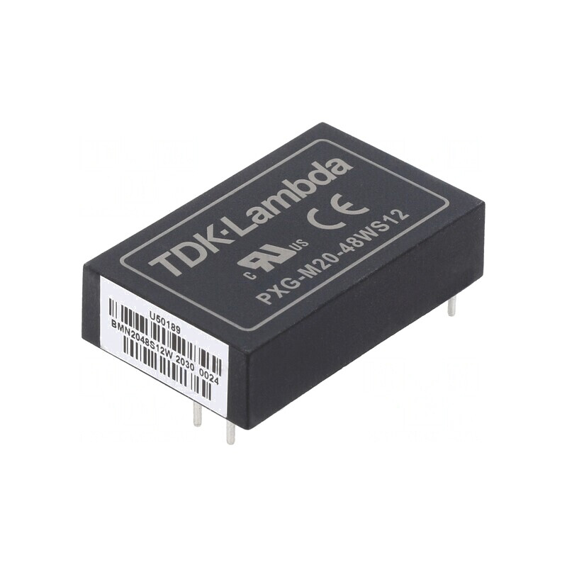 Convertor DC/DC 20W 18-75V la 12V 1.67A THT | Electronic-mag.ro | Componente Electronice