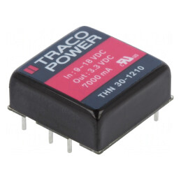 Convertor DC/DC 30W 9-18V la 3.3V 7A THN 30-1210 | Electronic-mag.ro | Componente Electronice