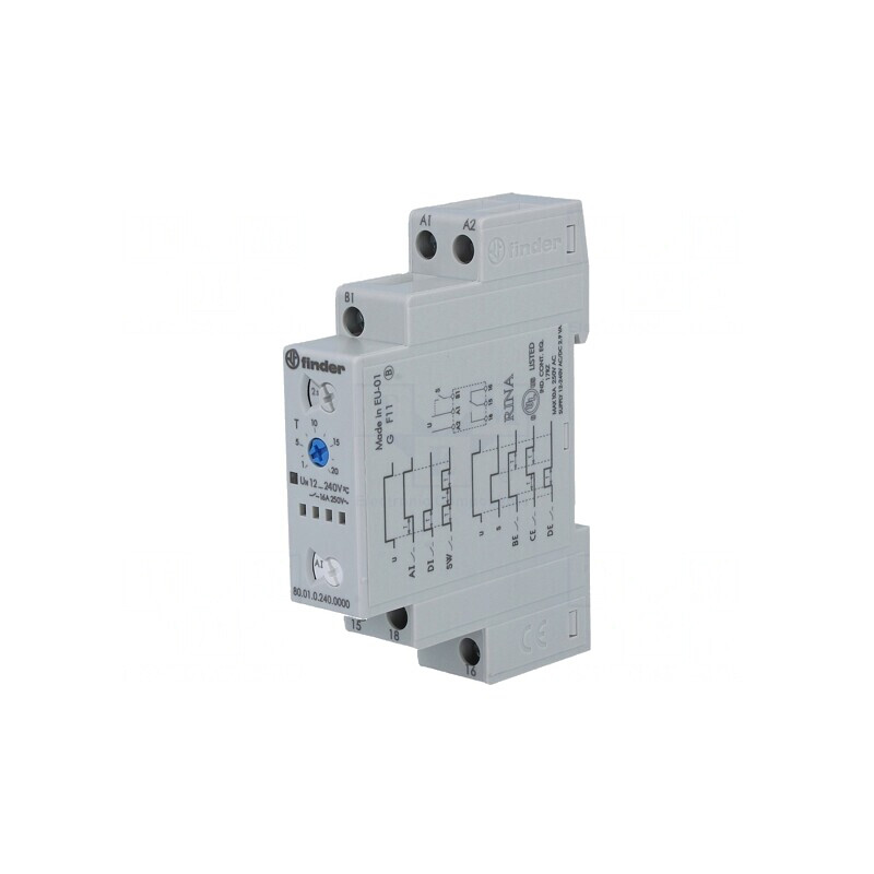 Timer Programabil 0,1s-24h SPDT 250VAC/16A 12-240V | Electronic-mag.ro | Componente Electronice