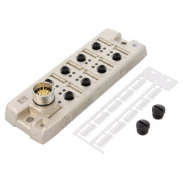 Cutie de conexiuni M12 5 pini IP65/IP67 | Electronic-mag.ro | Componente Electronice