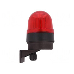 Semnalizator luminos roșu 24V IP65 | Electronic-mag.ro | Componente Electronice