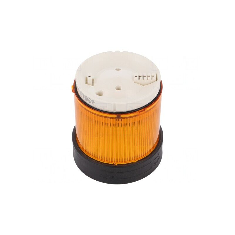 Semnalizator LED portocaliu 24V IP65 Ø70mm | Electronic-mag.ro | Componente Electronice