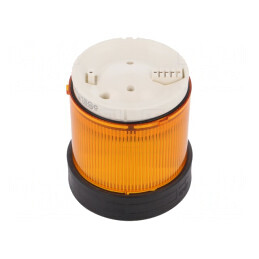 Semnalizator LED portocaliu 24V IP65 Ø70mm | Electronic-mag.ro | Componente Electronice