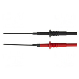 Set Sonde de Măsură 4mm Negru/Roșu 1A