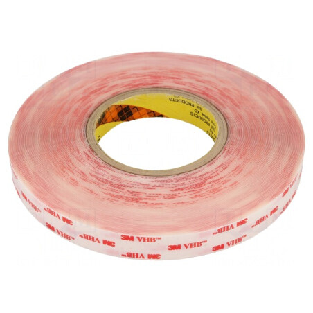 Bandă adezivă acrilică transparentă 19mm x 33m | Electronic-mag.ro | Componente Electronice
