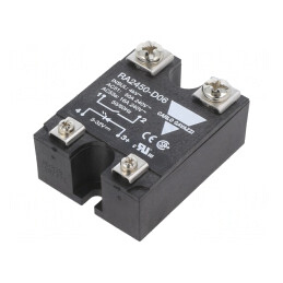Releu Semiconductor 50A 1-Fazat 24-280VAC | Electronic-mag.ro | Componente Electronice