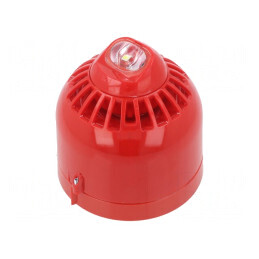 Sirenă cu Lumină Flash 17-60VDC ESC-5004 | Electronic-mag.ro | Componente Electronice