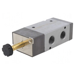 Ventil electromagnetic 3/2 NC 1,5-8 bar G 3/8 | Electronic-mag.ro | Componente Electronice