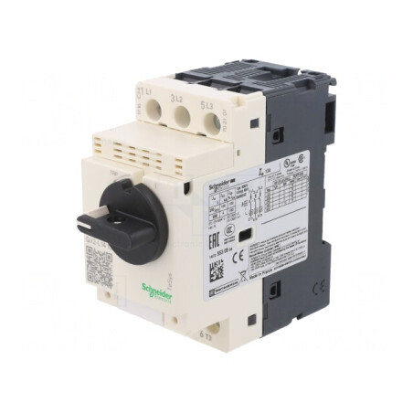 Întrerupător motor 4kW pentru șină DIN IP20 GV2L14 | Electronic-mag.ro | Componente Electronice