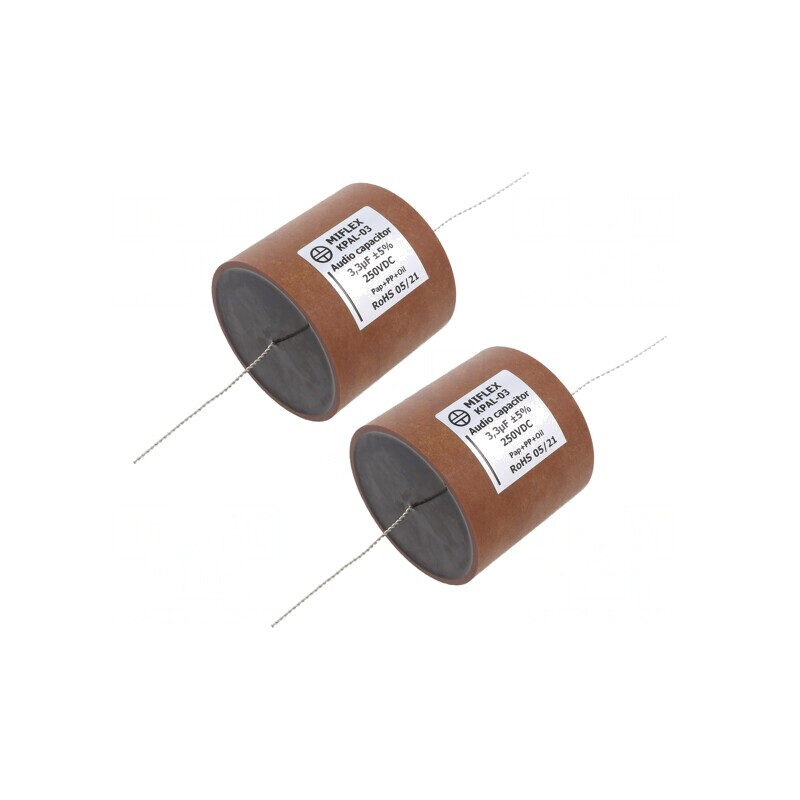 Condensator 3.3uF 250V Aluminiu-Polipropilenă-Hârtie | Electronic-mag.ro | Componente Electronice