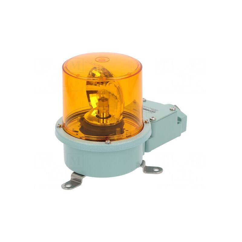 Semnalizator Lumină Rotativă Ambră 24VDC IP66 | Electronic-mag.ro | Componente Electronice